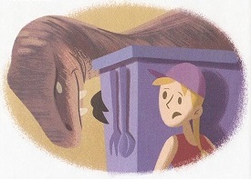 JP Little Golden Book raptor silverware