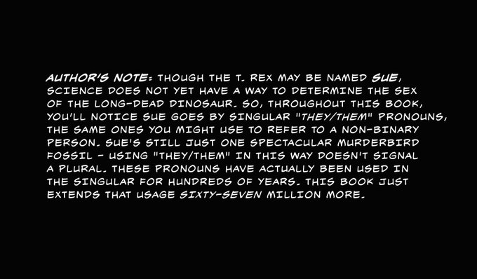 Tyrannosaurus Sue Pronouns